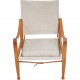 Kaare Klint Safari chair in canvas fabric