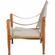 Kaare Klint Safari chair in canvas fabric