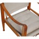 Kaare Klint Safari chair in canvas fabric