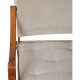 Kaare Klint Safari chair in canvas fabric