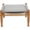 Kaare Klint Safari stool in canvas fabric