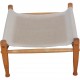 Kaare Klint Safari stool in canvas fabric