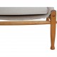 Kaare Klint Safari stool in canvas fabric