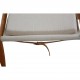 Kaare Klint Safari stool in canvas fabric