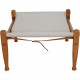 Kaare Klint Safari stool in canvas fabric