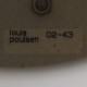 Poul Henningsen stål Kogle lampe 48 Cm