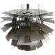 Poul Henningsen stål Kogle lampe 48 Cm