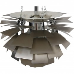 Poul Henningsen steel Artichoke lamp 48 Cm