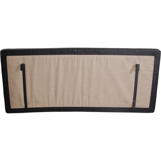 Poul Kjærholm PK80 daybed in black Aura leather