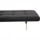 Poul Kjærholm PK80 daybed in black Aura leather