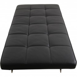 Poul Kjærholm PK80 daybed i sort Aura læder