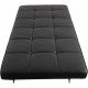 Poul Kjærholm PK80 daybed in black Aura leather