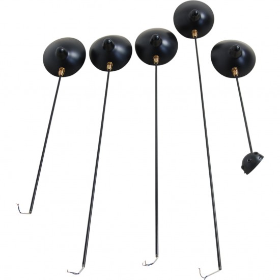 Serge Mouille Five arms Spider lamp