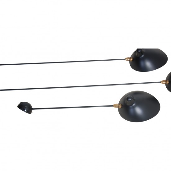 Serge Mouille Five arms Spider lamp
