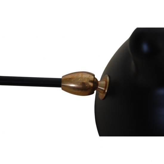 Serge Mouille Five arms Spider lamp