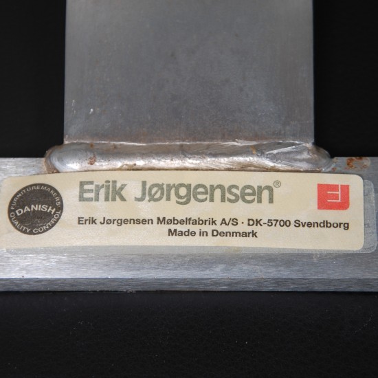 Erik Jørgensen Corona stol i sort læder