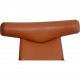 Hans Wegner OX chair med skammel i cognac læder