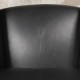 Hans Wegner OX chair in black leather