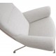 Hans Wegner Queen Chair upholstered in Hallingdal fabric