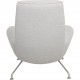 Hans Wegner Queen Chair upholstered in Hallingdal fabric