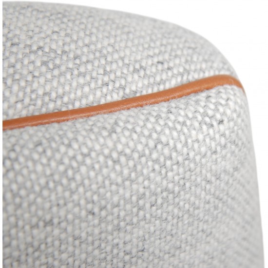 Hans Wegner Queen Chair upholstered in Hallingdal fabric