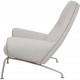 Hans Wegner Queen Chair upholstered in Hallingdal fabric