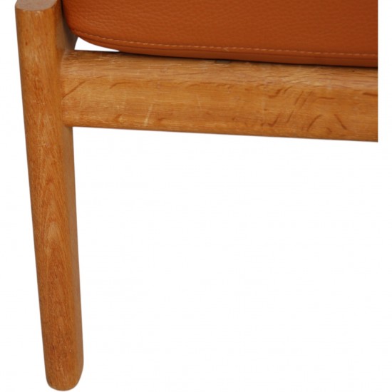 Hans Wegner GE290 skammel af eg