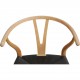 Sæt med 6 Hans Wegner Y-stole CH24 i ask