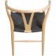 Sæt med 6 Hans Wegner Y-stole CH24 i ask