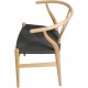 Sæt med 6 Hans Wegner Y-stole CH24 i ask