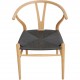 Sæt med 6 Hans Wegner Y-stole CH24 i ask