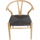 Sæt med 6 Hans Wegner Y-stole CH24 i ask