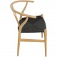 Sæt med 6 Hans Wegner Y-stole CH24 i ask