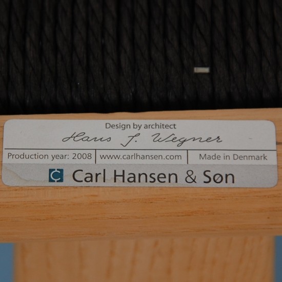 Sæt med 6 Hans Wegner Y-stole CH24 i ask