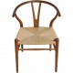 Sæt med 8 Hans Wegner Y-stole CH24 i røget eg