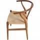 Sæt med 8 Hans Wegner Y-stole CH24 i røget eg