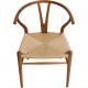 Sæt med 8 Hans Wegner Y-stole CH24 i røget eg