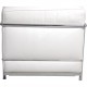 Le Corbusier LC2 2-personers sofa i hvid læder