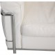 Le Corbusier LC2 2.seater sofa in white leather