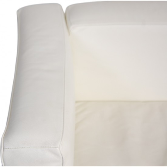 Le Corbusier LC2 2.seater sofa in white leather