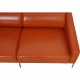 Arne Jacobsen 3-personers 3303 sofa i cognac læder