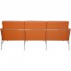 Arne Jacobsen 3-personers 3303 sofa i cognac læder