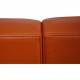 Arne Jacobsen 3-personers 3303 sofa i cognac læder