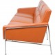 Arne Jacobsen 3-personers 3303 sofa i cognac læder