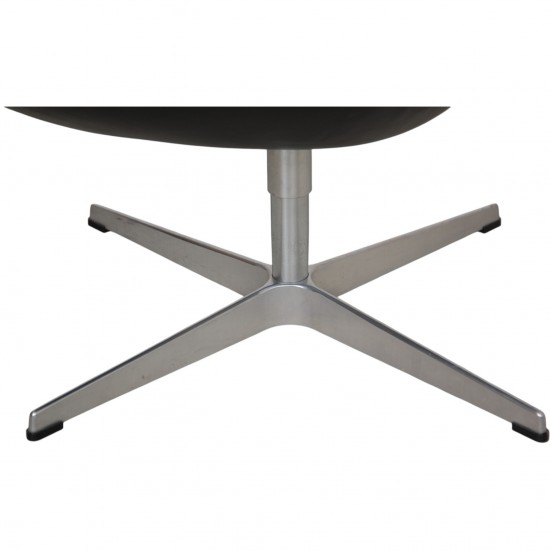 Arne Jacobsen Svanestol i sort originalt aura læder 2006