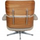 Charles Eames Lounge chair med ottoman i Nubia stof