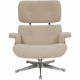 Charles Eames Lounge chair med ottoman i Nubia stof
