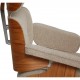 Charles Eames Lounge chair med ottoman i Nubia stof