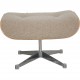Charles Eames Lounge chair med ottoman i Nubia stof