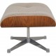 Charles Eames Lounge chair med ottoman i Nubia stof
